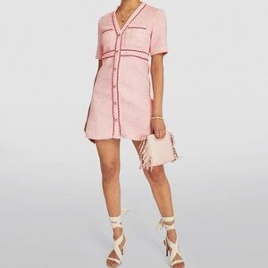 NWT Maje Rirose Tweed Sheath Mini Dress